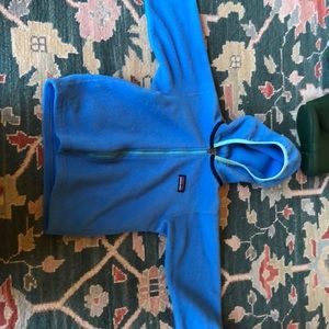 Patagonia fleece hooded jacket